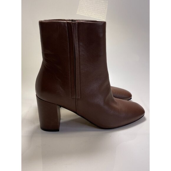 Cole Haan Women's Valley Square Toe High Heel Chestnut Booties 9.5 - Picture 3 of 7